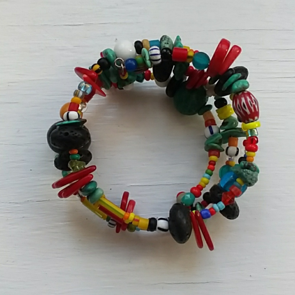 Wire wrap bracelet